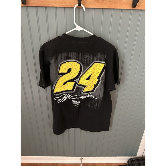 Vintage Jeff Gordon Drive to end hunger Hendrik Men's L Black T-Shirt - Picture 2 of 6